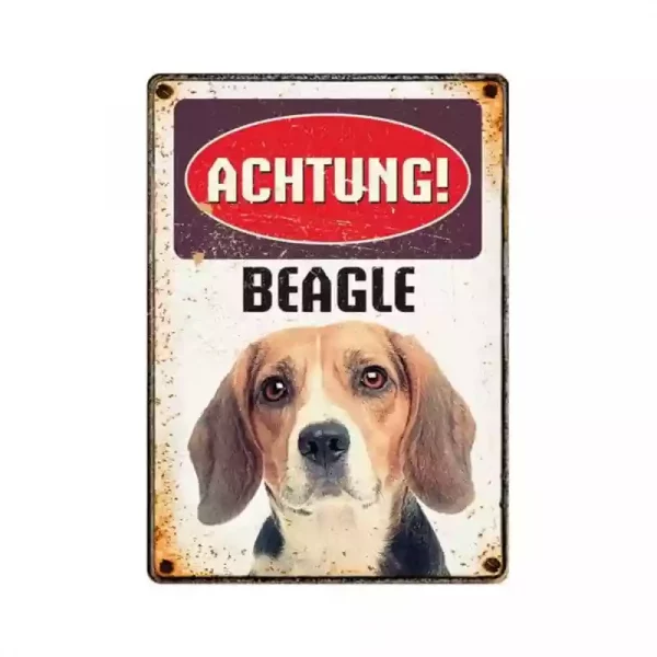 Länder Zoo - Webshop für Terraristik und Aquaristik | Metallschild "Beagle"