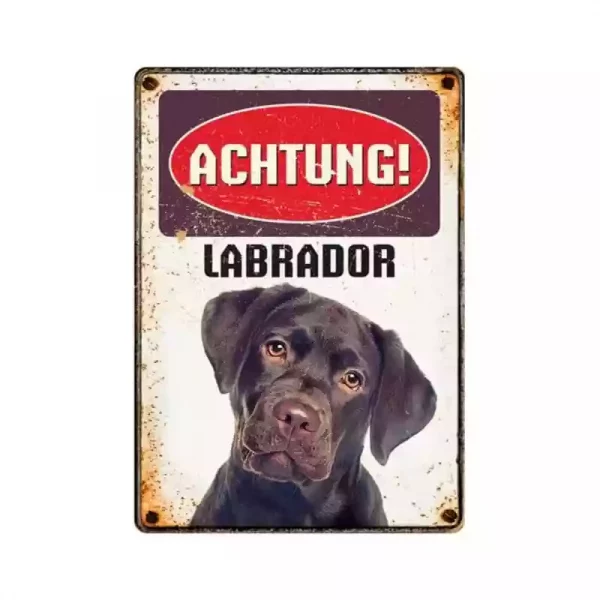 Länder Zoo - Webshop für Terraristik und Aquaristik | Metallschild "Labrador"