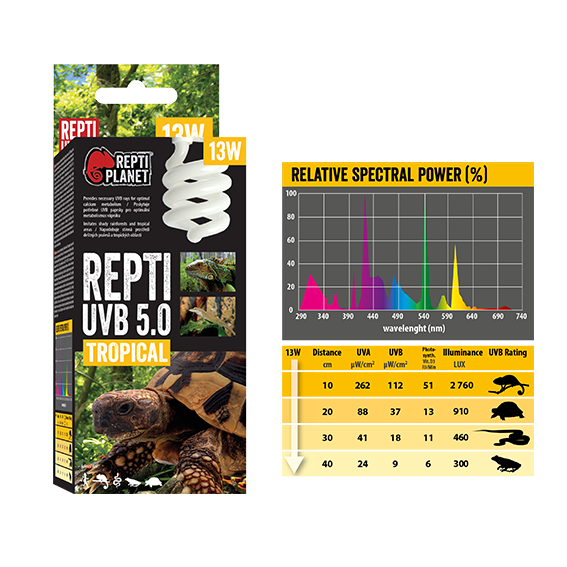 4Länder Zoo - Webshop für Terraristik und Aquaristik | Repti UVB 5.0 Tropical Leuchte